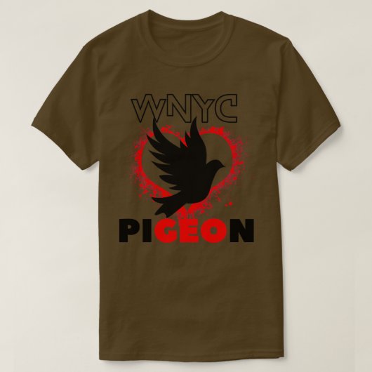 Wnyc Pigeon Edition T-Shirt (Design vorne)