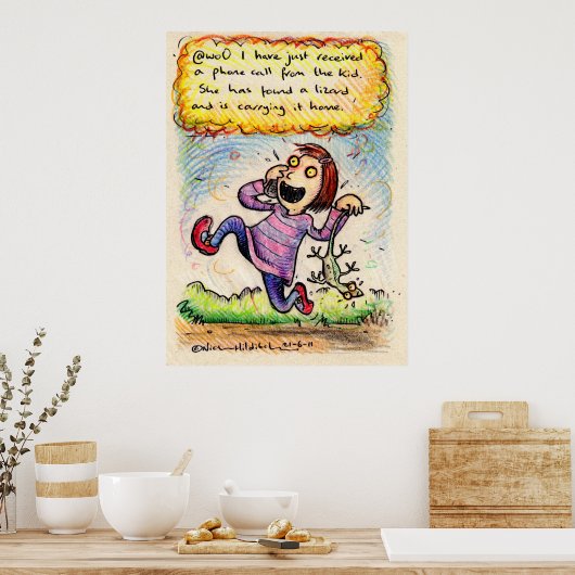 @wo0 irkafirka print poster (Küche)