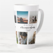 Wo alles begann Liebe-Geschichtsfoto-Collage Milchtasse (Rechte Ecke)