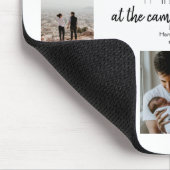 Wo alles begann Liebe-Geschichtsfoto-Collage Mousepad (Ecke)