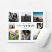 Wo alles begann Liebe-Geschichtsfoto-Collage Mousepad (Mit Mouse)