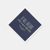 Wo alles begann Liebe Story Serviette (Ecke)