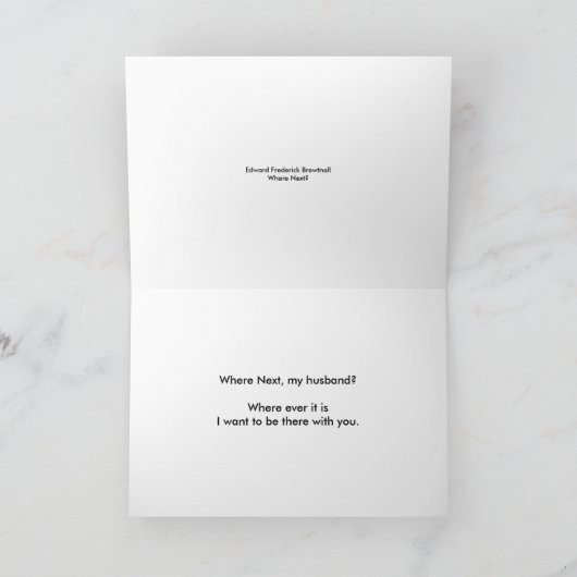 Wo als Nächstes? Karte (Innenseite)