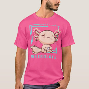 Wo Axolotl Fish Spielvideospiele Lizard Gamesol T-Shirt