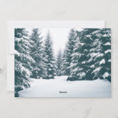 Wo Baumgipfel glimmen Multi-Foto Weihnachten (Rückseite)