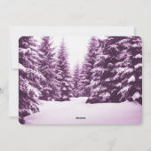 Wo Baumgipfel glimmen Multi-Foto Weihnachten (Rückseite)