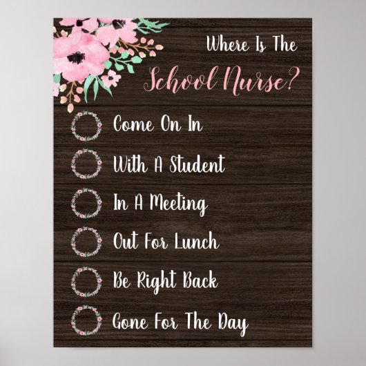 Wo befindet sich das Schulkrankenhaus? Poster (Vorne)