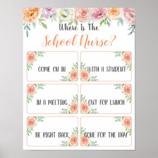 Wo befindet sich das Schulkrankenhaus? Poster