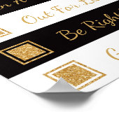 Wo befindet sich das Türschild des Beraterbüros? Poster (Ecke)