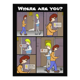 Wo bist du? fotodruck