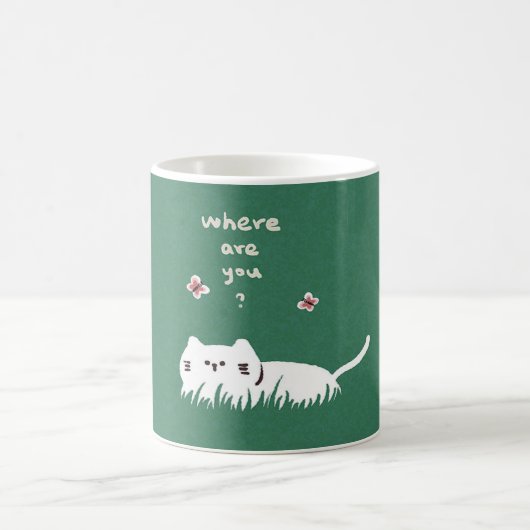 Wo bist du? kaffeetasse (Mittel)