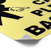 Wo bist du schon mein Leben lang gewitztes Poster- Poster (Ecke)