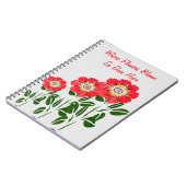 Wo Blume blühen, ist Hoffnung Notizblock (Linke Seite)