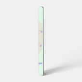 Wo Blume blühen, ist Hoffnung - transparenter Flo Samsung Galaxy Hülle (Linke Seite)