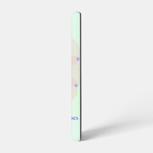 Wo Blume blühen, ist Hoffnung - transparenter Flo Samsung Galaxy Hülle (Linke Seite)