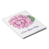 Wo Blume blühen Notizblock (angewinkelt)