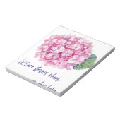 Wo Blume blühen Notizblock (Rotiert)