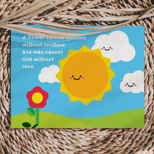 Wo Blume die Sunshine Postkarte finden