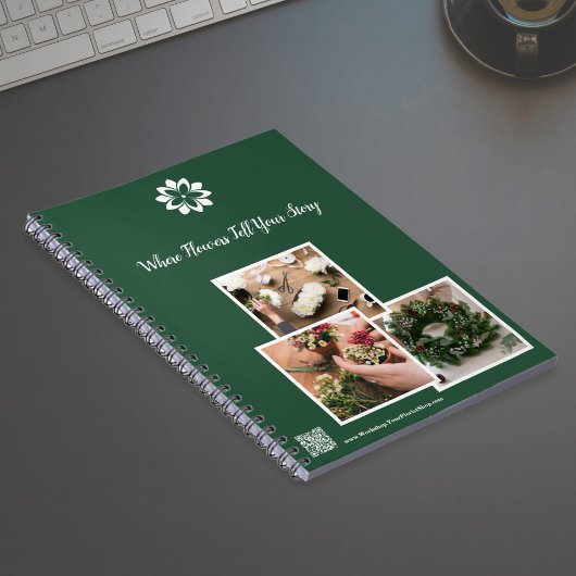 Wo Blume Ihren historischen Florist Workshop erzäh Notizblock