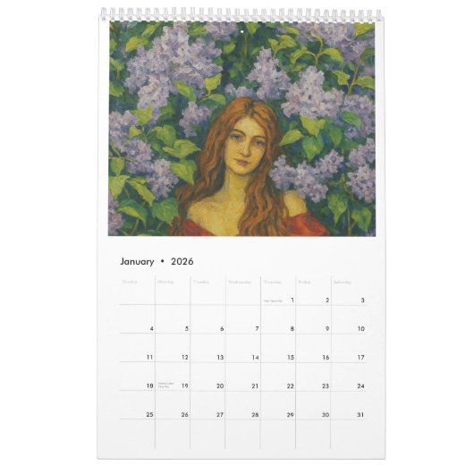 Wo Blume sie treffen Kalender (Jan 2026)