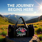 Wo Blumen blühen, blüht Hoffnung Duffle Bag