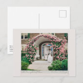 Wo Blumen blühen, da blüht auch Hoffnung. Postkarte (Vorne/Hinten)