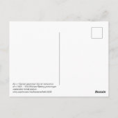 Wo Blumen blühen, da blüht auch Hoffnung. Postkarte (Rückseite)
