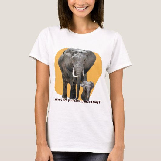 Wo bringt ihr mich zum Spielen? T-Shirt (Vorderseite)