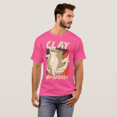 Wo Clay Whisperer Funny Pottery Ceramic Artist Pot T-Shirt (Vorne ganz)