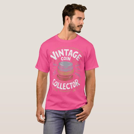 Wo Coin Collector Coin Collecting And Numismatist T-Shirt (Vorne ganz)