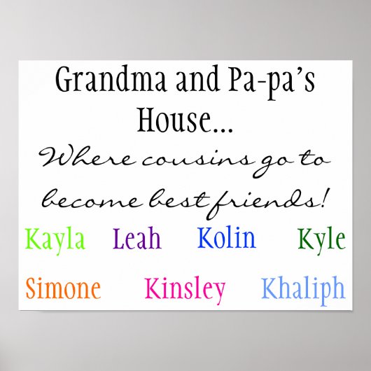 Wo Cousin zu besten Freunden werden!, Grand... Poster (Vorne)