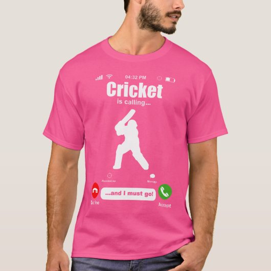 Wo Cricket Merchandise Cricket Equipment T-Shirt (Vorderseite)