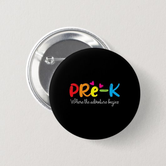 Wo das Abenteuer beginnt Button (Vorne & Hinten)
