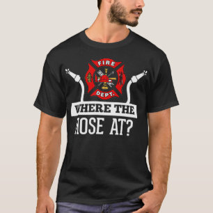 Wo das Hoch auf dem lustigen Feuerwehrmann Geschen T-Shirt