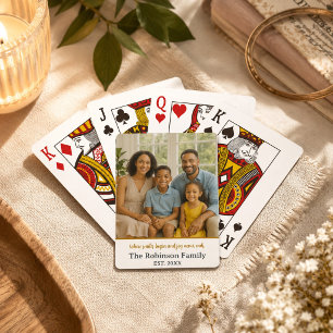 Wo das Lächeln beginnt: Foto Family Spielkarten