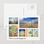 Wo das Wunder geschah Postkarte (Vorne/Hinten)