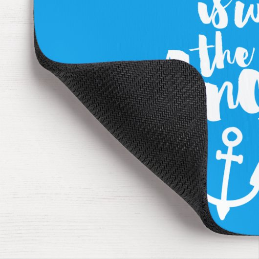 Wo der Anker fällt Mousepad (Ecke)