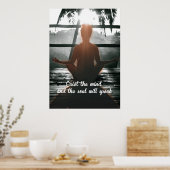 Wo der Atem zum Gleichgewicht wird Poster (Küche)