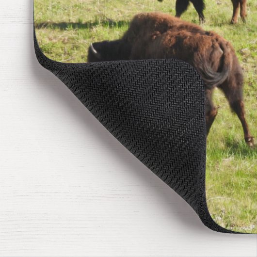 Wo der Bison Roam Mousepad (Ecke)