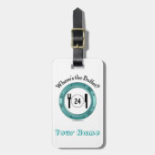 Wo der Buffet-Gepäckanhänger ist Gepäckanhänger (Vorderseite vertikal)