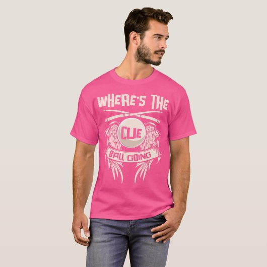 Wo der Cue Ball wird Snooker Billiard Snooker T-Shirt (Vorne ganz)