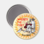 Wo der Feuerwehrmagnet ist Magnet (Vorderseite/Rückseite)