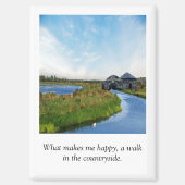Wo der Fluss endet Magnet (Vorderseite)