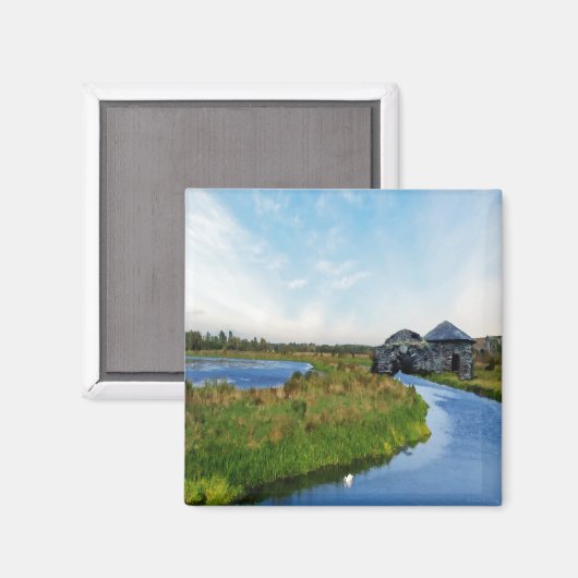 Wo der Fluss endet Magnet (Vorderseite/Rückseite)