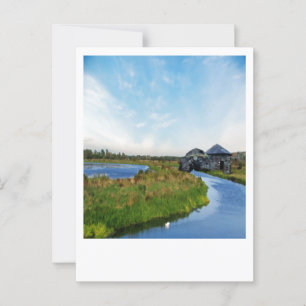 Wo der Fluss endet Postkarte