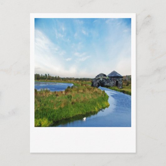 Wo der Fluss endet Postkarte (Vorderseite)