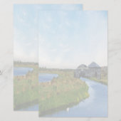 Wo der Fluss endet Schreibwarenpapier (Vorne/Hinten)