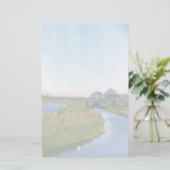 Wo der Fluss endet Schreibwarenpapier (Stehend Vorderseite)
