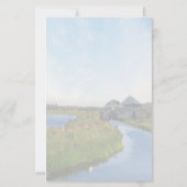 Wo der Fluss endet Schreibwarenpapier (Rückseite)