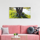 Wo der Fluss fließt und die Ware reißt Leinwanddruck (Insitu (Wohnzimmer))